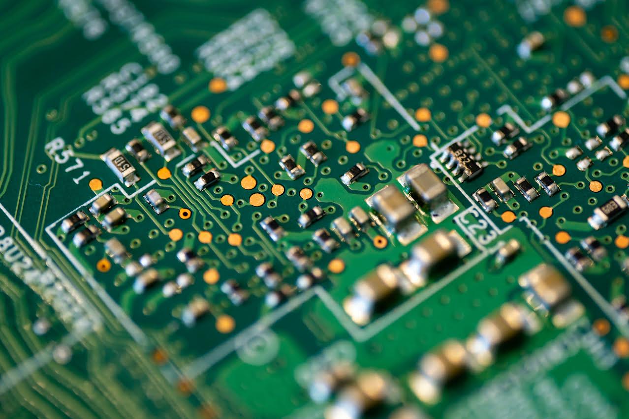 Image of zoomed in motherboard